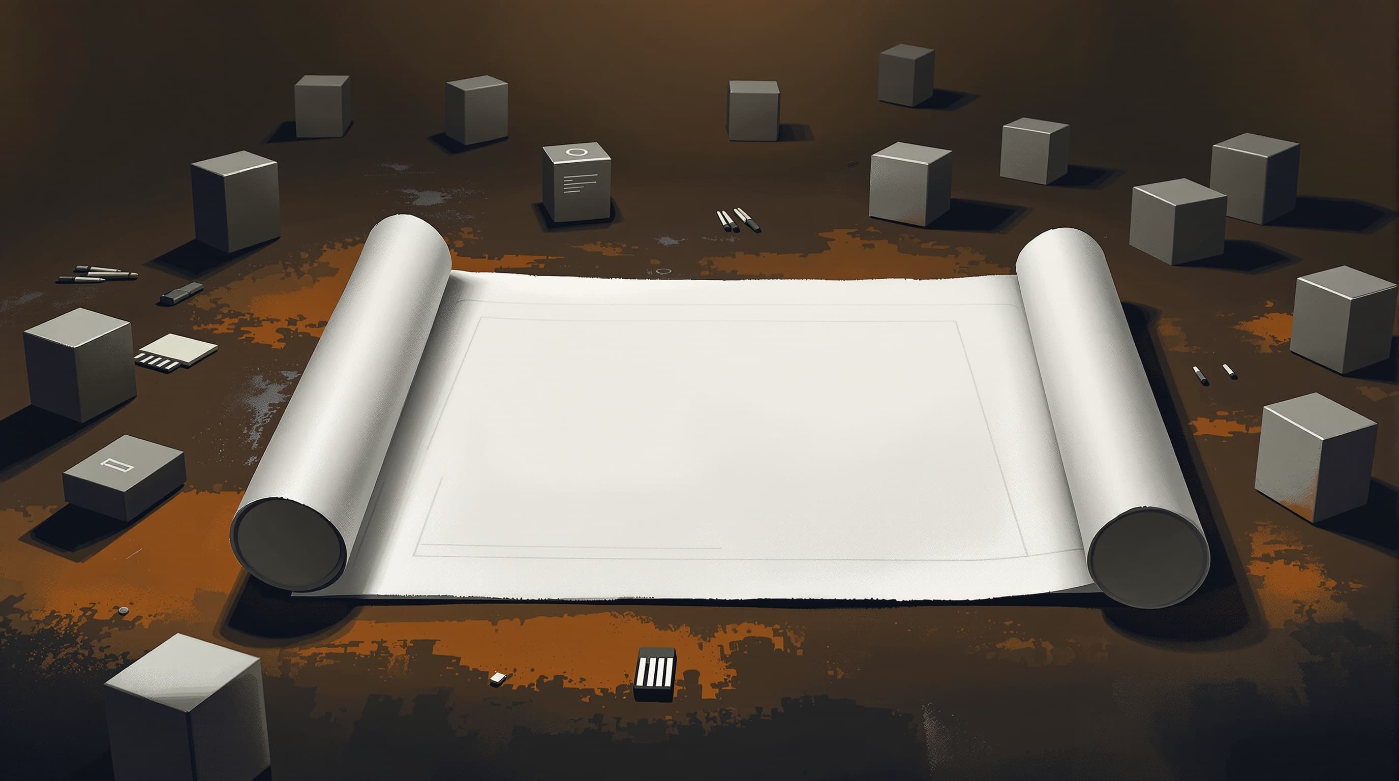 Editorial illustration for: Write a Brand Voice Guide for SaaS (Founder's Method)